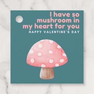 So Pilz in meinem Valentinstag im Herzen Geschenkanhänger