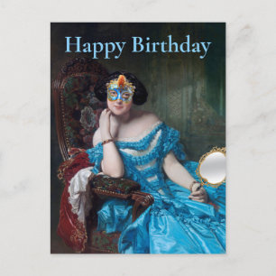 So Posh Masquerade Alles Gute zum Geburtstag Postkarte