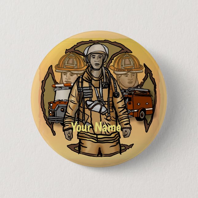 So ready Firefighter-Button Button (Vorderseite)