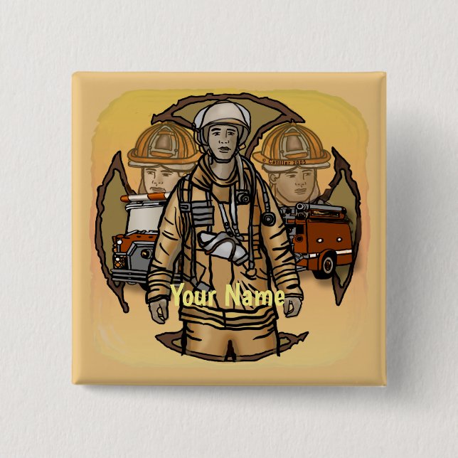 So ready Firefighter-Button Button (Vorderseite)