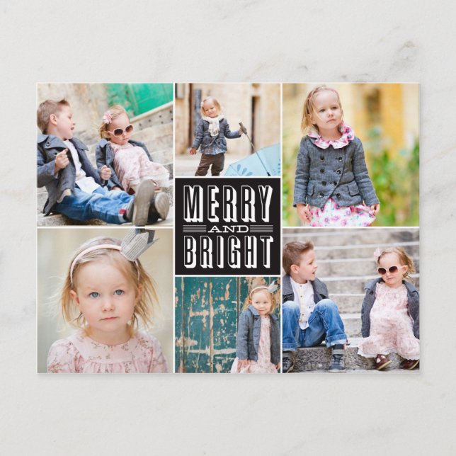 SO RETRO | Feiertagspostkarte (Vorderseite)