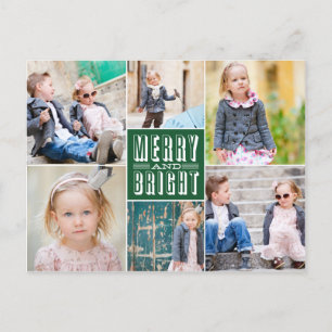 SO RETRO HOLIDAY POST CARD FEIERTAGSPOSTKARTE