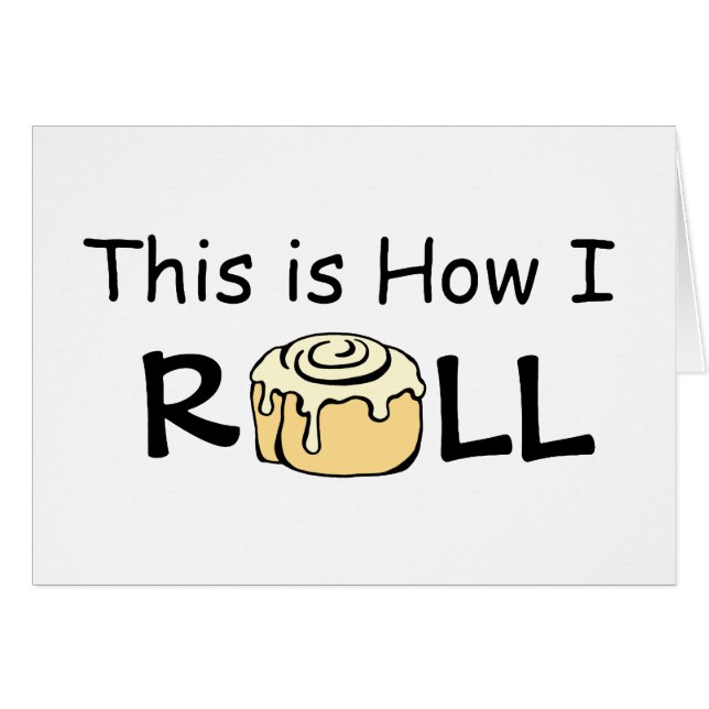 So Roll Cinnamon Roll Bun Personalisiert (Vorderseite (Horizontal))