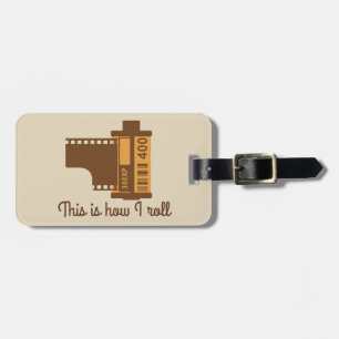 So Roll ich den Camera Film-Gepäckanhänger Gepäckanhänger