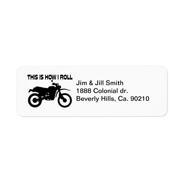So Roll ich Dirt Bike (Vorne)