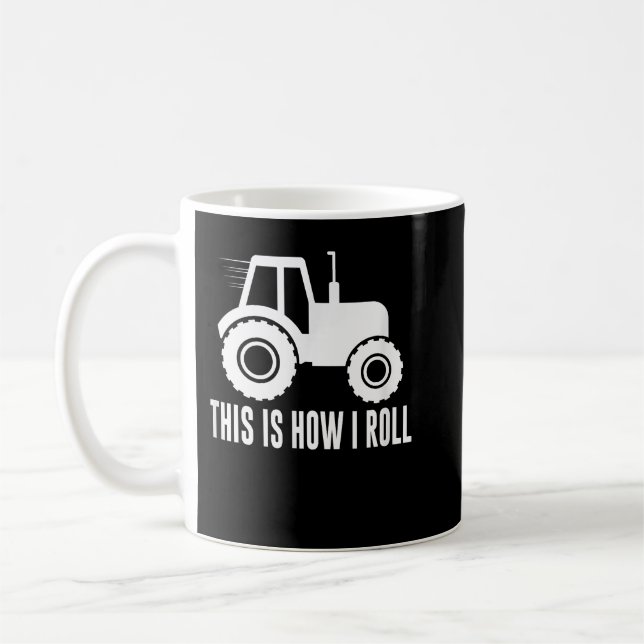 So Roll ich - Landschlepper - Kaffeetasse (Links)
