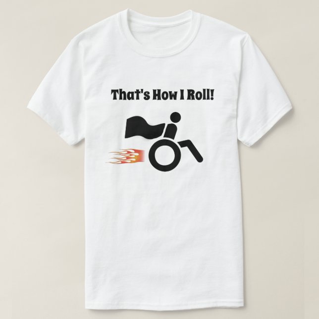 So Roll ich mit Cape & Fire T-Shirt (Design vorne)