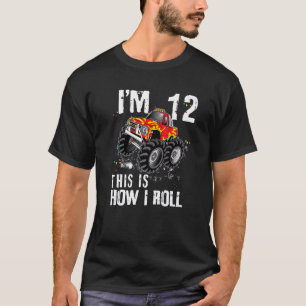 So Roll ich Monster Truck 12 Jhr 12. Geburtstag T-Shirt