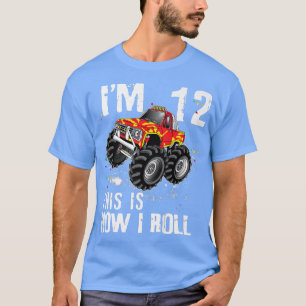 So Roll ich Monster Truck 12 Jhr 12. Geburtstag T-Shirt