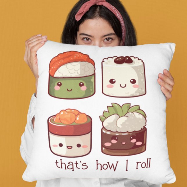 So Roll ich Niedlich Kawaii Sushi Kissen (Von Creator hochgeladen)