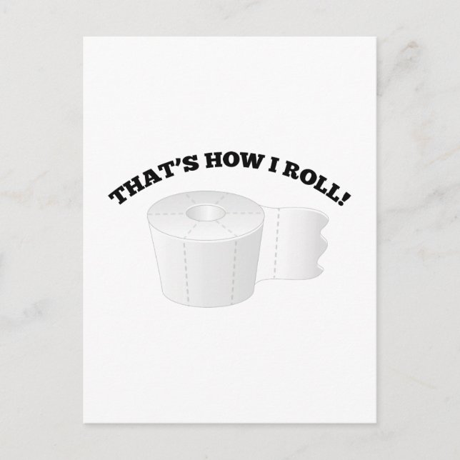 So Roll! Postkarte (Vorderseite)
