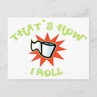 So Roll! (Toilettenpapier) Postkarte