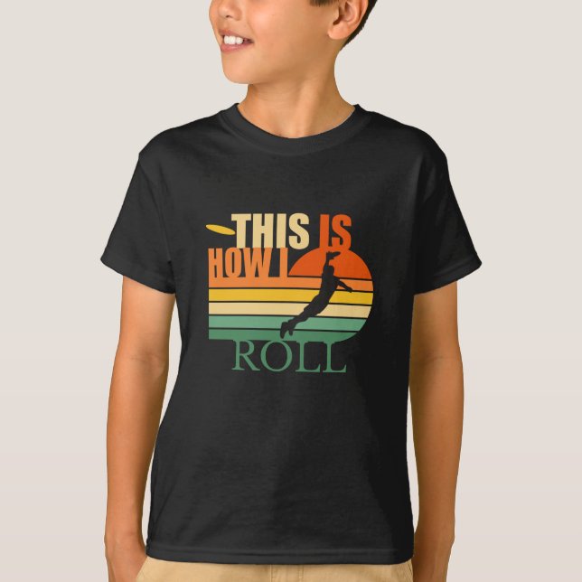 So Roll Ultimate Frisbee T-Shirt (Vorderseite)