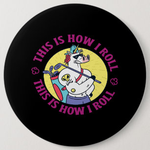 So Roll Unicorn Pro Golf Kleidung Golfi Button