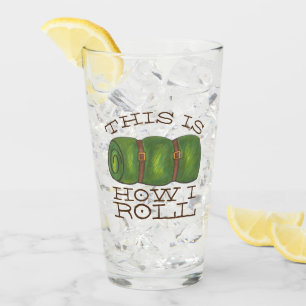 So rolle ich das Rolled Camp Sleeping Bag Wandern Glas