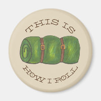 So rolle ich das Rolled Camp Sleeping Bag Wandern