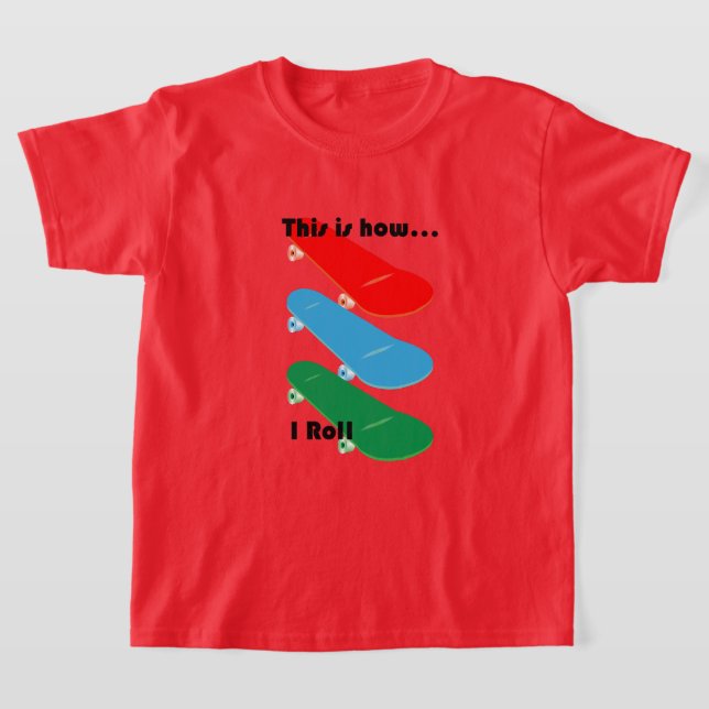 So rolle ich Design - Kids' Basic T - Shirt (Ablage )