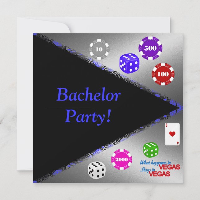 SO ROLLE ICH DIE EINLADUNG DER BACHELOR-PARTY (Vorderseite)