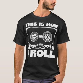 So rolle ich die Vintage Kassettenkassette des Kas T-Shirt