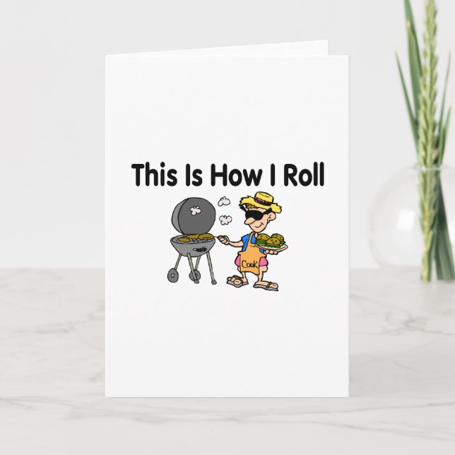 So rolle ich GRILLEN Grillen Karte (Vorderseite)