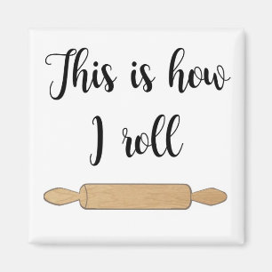 So rolle ich Magneten mit rollendem Button Magnet