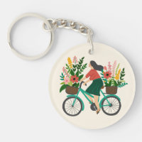 SO ROLLE ICH Niedliches Fahrrad Girl CUSTOM