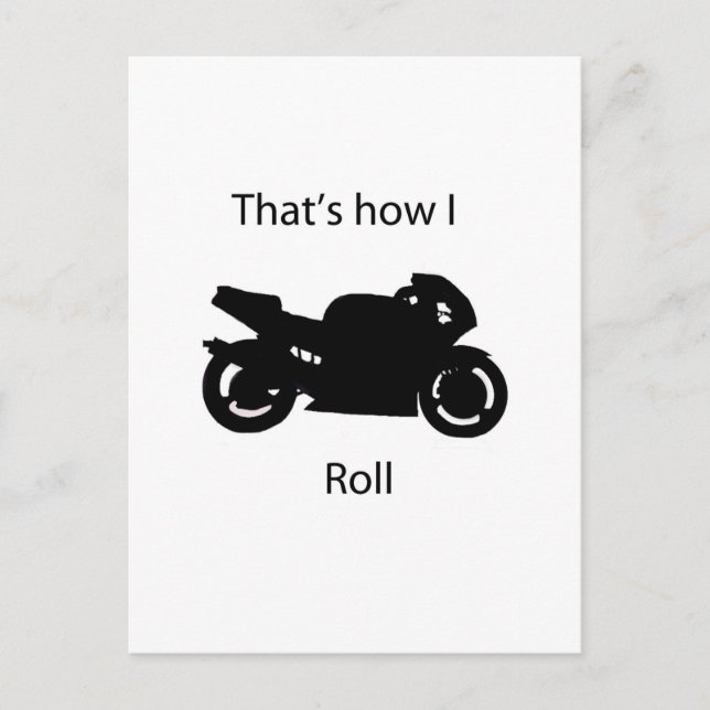 So rolle ich postkarte (Vorderseite)