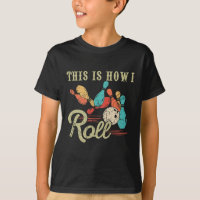 So rolle ich Retro-Bowling-Liebhaber Lustiger Bowl