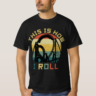 So rolle ich Roller Untersetzer Liebhaber T-Shirt