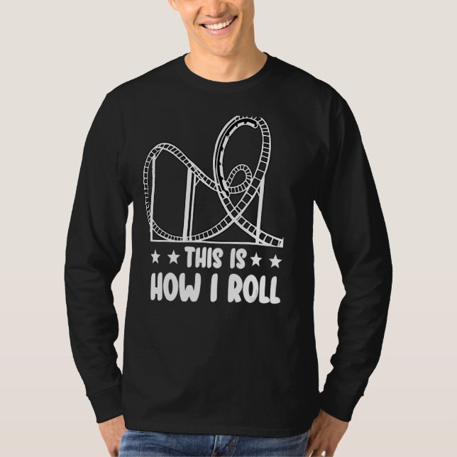 So rolle ich Rollercoaster T-Shirt (Vorderseite)
