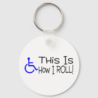 So rolle ich Rollstuhl Schlüsselanhänger