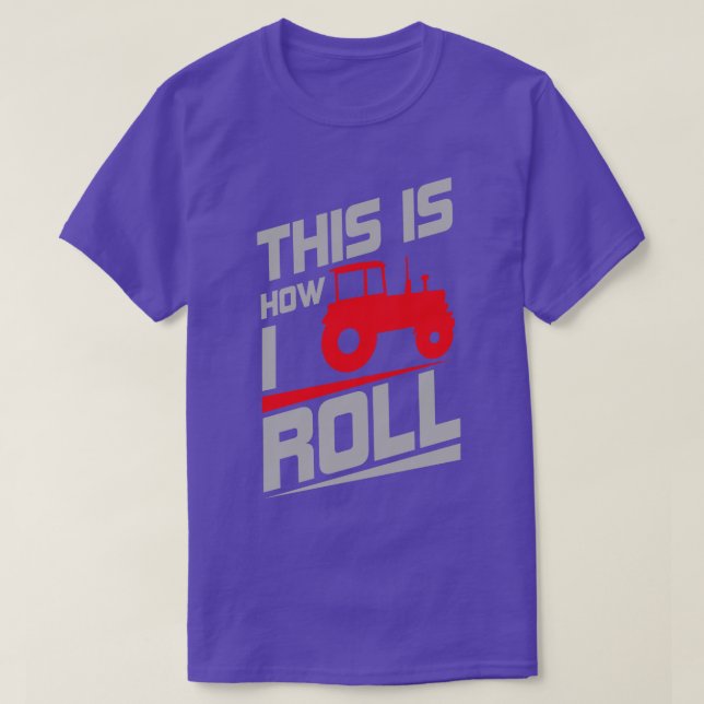 So rolle ich T-Shirt (Design vorne)