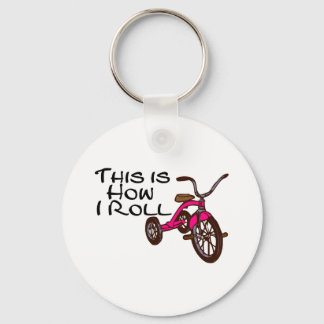 So rolle ich (Tricycle) Schlüsselanhänger