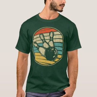 So rolle ich Vintage Retro Bowling 60er 70er f T-Shirt