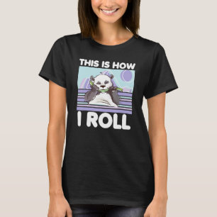 So rolle ich Zootier Panda Bär T-Shirt