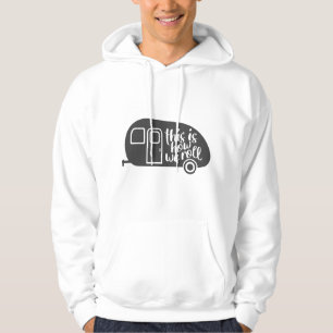 So rollen wir Caravan Camping Funny Slogan Hoodie