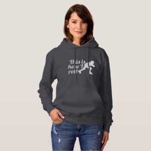 So rollen wir, Roller Derby Skater Hoodie