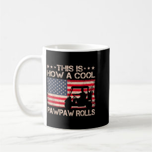 So rollt eine coole Papaya Vintage Golf Kaffeetasse