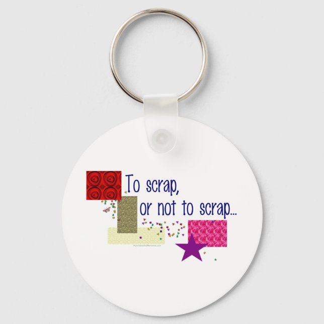So sccrap oder not to sccrap schlüsselanhänger (Vorderseite)