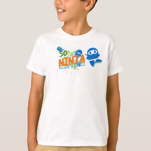 So scherzt Ninja Blau Wecker-T - Shirt