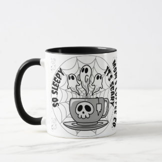 So schlampige Halloween-Tasse (Seitendesign) Tasse