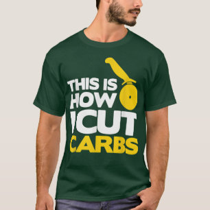 So schneide ich CO2-Pizza über italienisches Essen T-Shirt