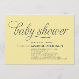 SO SCHNELL  BABY SHOWING INVITATION EINLADUNG