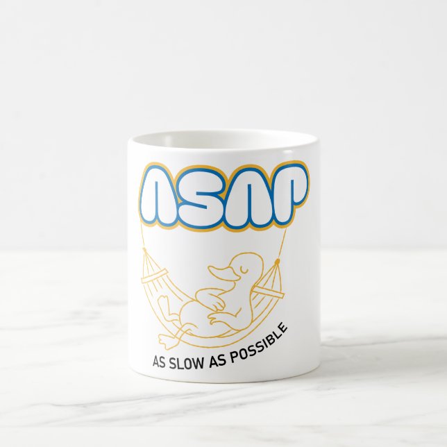 So schnell wie möglich kaffeetasse (Mittel)