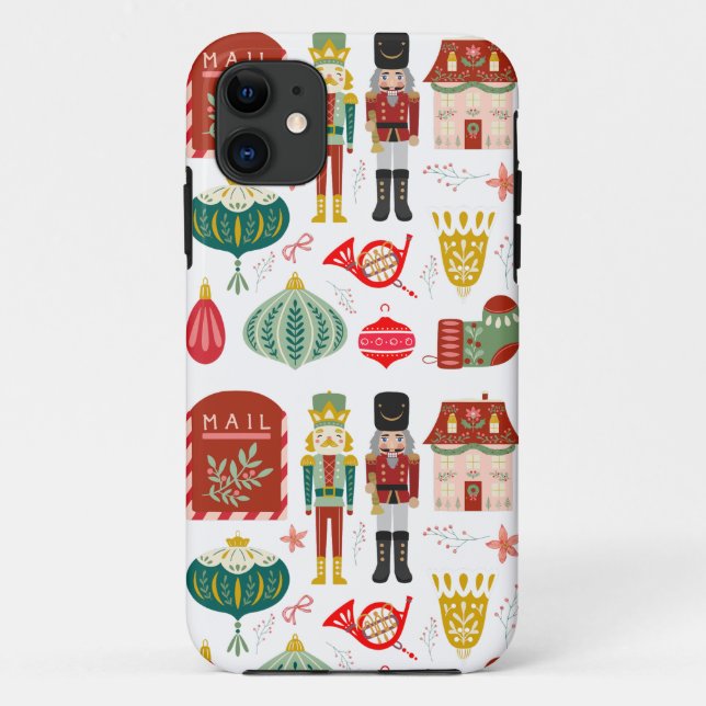 So schön traditionelle Nutcracker Wasserfarbe Rot Case-Mate iPhone Hülle (Rückseite)