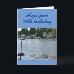 SO SCHÖN WIE EIN TAG AM SEE **70.**GEBURTSTAG KARTE<br><div class="desc">IF IT IS TIME TO SAY HAPPY 70th BIRTHDAY*** TO A FRIEND OR FAMILY MEMBER AND THEY MAY LOVE THE LAKE OR LIVE AT THE LAKE... . CARD IS JUST FOR HIM OR HER FOR SURE. AND IF YOU WISH CHANGE THE VERSE FOR SURE:) THANKS FOR STOPPING BY 1 OF...</div>
