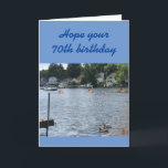SO SCHÖN WIE EIN TAG AM SEE **70.**GEBURTSTAG KARTE<br><div class="desc">IF IT IS TIME TO SAY HAPPY 70th BIRTHDAY*** TO A FRIEND OR FAMILY MEMBER AND THEY MAY LOVE THE LAKE OR LIVE AT THE LAKE... . CARD IS JUST FOR HIM OR HER FOR SURE. AND IF YOU WISH CHANGE THE VERSE FOR SURE:) THANKS FOR STOPPING BY 1 OF...</div>
