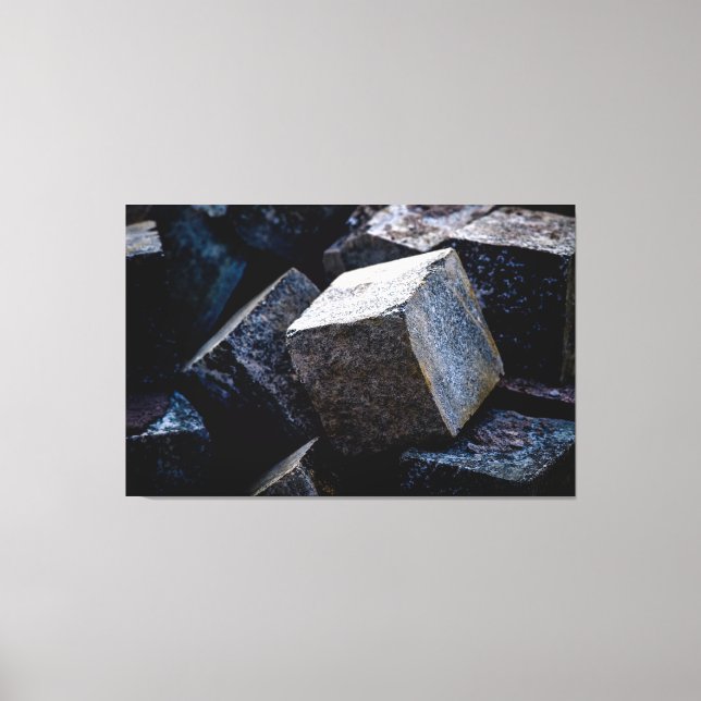 So schwer wie Granit Leinwanddruck (Vorderseite)