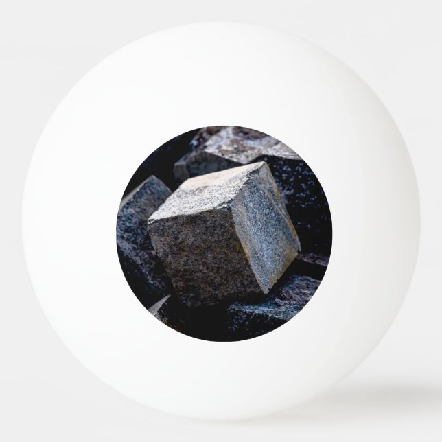 So schwer wie Granit Tischtennisball (Vorderseite)