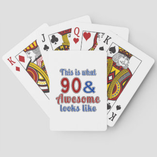 So sehen 90 und phantastisch aus spielkarten